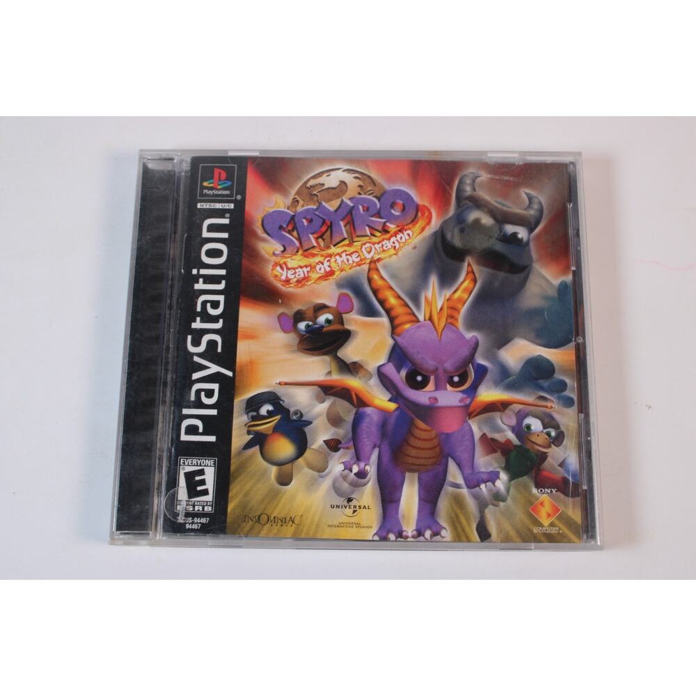 Spyro Year of the Dragon (Sony PlayStation 1 PS1, 2000) Complete, authentic